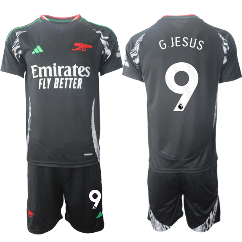Men 2024-2025 Club Arsenal away Black #9 Soccer Jersey->indianapolis colts->NFL Jersey
